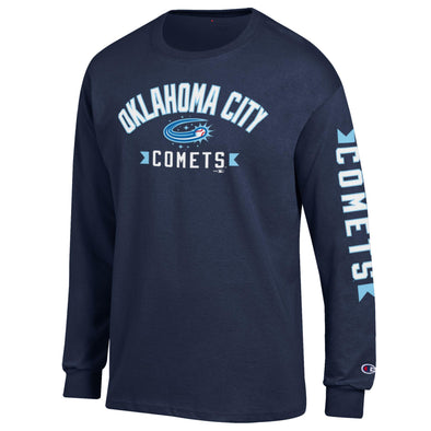 OKC Comets "C" LS Navy Tee