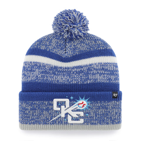 OKC Comets 47 Home Pom Beanie