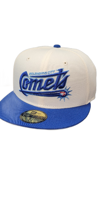 OKC Comets Tan Script 59/50 Fitted Cap