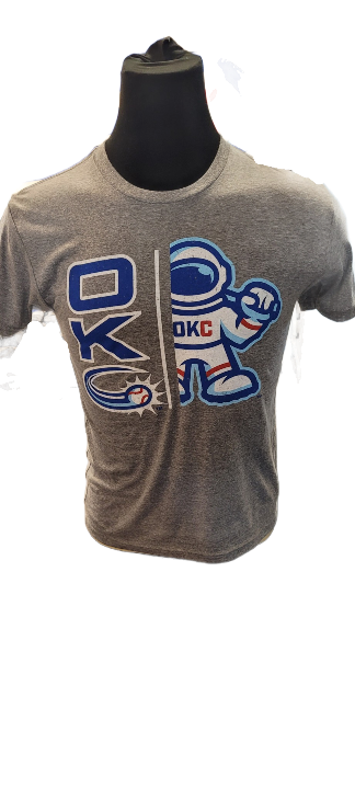 OKC Comets Grey Astro Tee