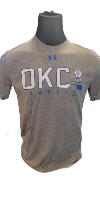 OKC Comets Grey OKC Comets Rocket U/A Tee
