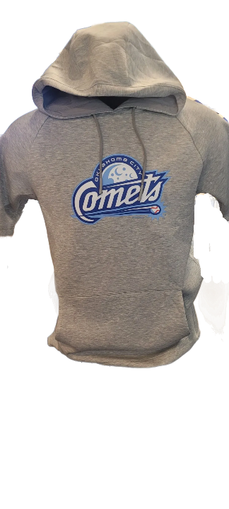 OKC Comets Primary Grey SS Hoodie