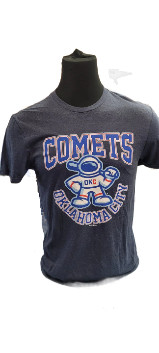 OKC Comets Astro Dark Grey Tee