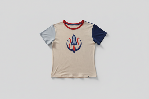OKC Comets Youth White Rocket Tee