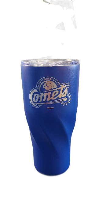 OKC Comets 20oz Blue Primary Logo Tumbler