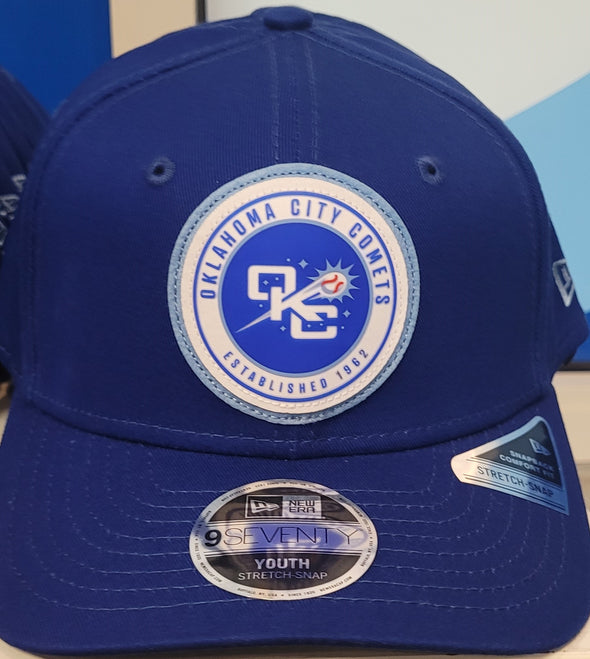 OKC Comets 970 Youth Snapback Circle Logo-Royal