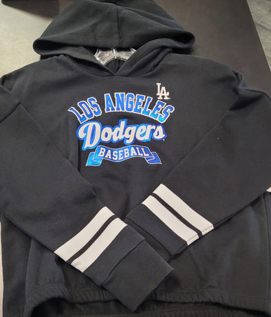 Youth Girl's LA Dodgers Baseball Hoodie